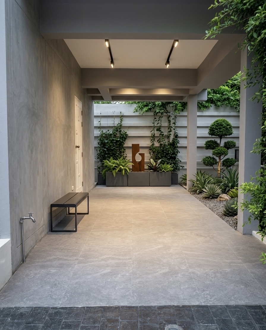 Private courtyard